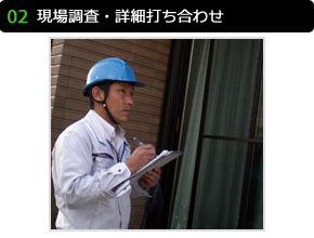 現場調査・詳細打ち合わせ